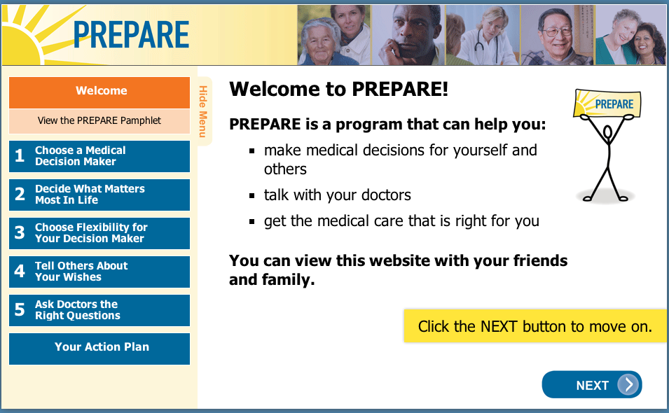 The Official Launch of PREPARE: an Easy-to-Use, Online Advance Care Planning Tool