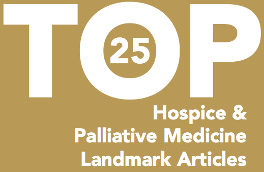 Top 25 Studies in Hospice and Palliative Care (#HPMtop25)