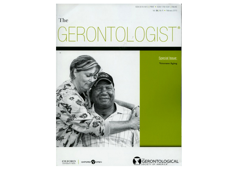 Aging Veterans on the Cover of The Gerontologist