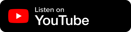 YouTube Button - Black background with icon and white sans-serif type